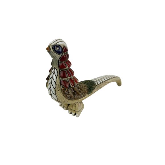 VINTAGE Artesania Rinconada Ceramic Pheasant #53 Made in Uruguay - Picture 1 of 8